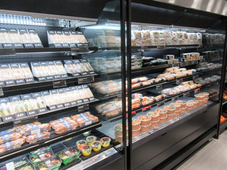 Display Fridges Sandwich Display