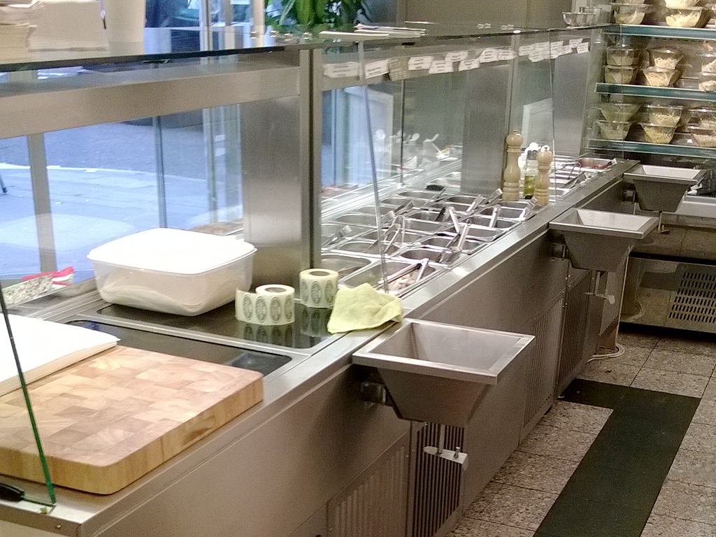 Commercial Bain Marie Hot Food Counter