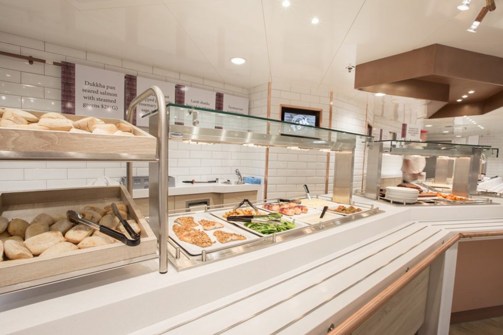 Commercial Bain Marie Hot Food Counter